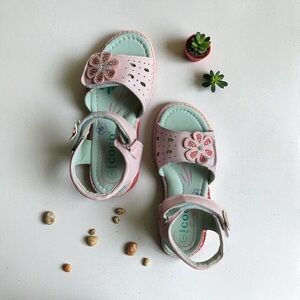 Adorable Pink Floral Kids Sandals